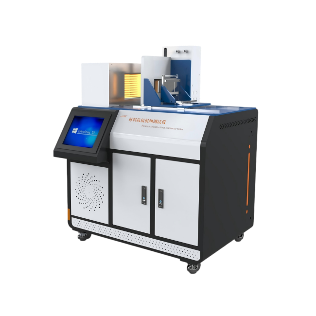 隔热防护服面料外层抗辐射渗透性能测试仪、隔热服辐射热传导测试仪、防热伤害手套辐射热测试仪、热防护(辐射)性能试验机